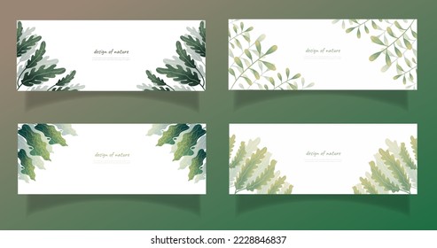 deja un vector de diseño de fondo para ecología 
establecer la naturaleza del paquete deja el fondo