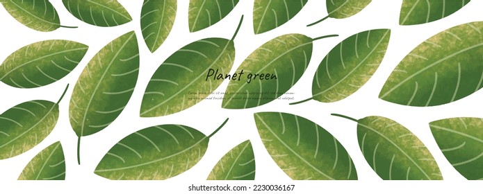 deja un vector de diseño de fondo para ecología 
fondo de hojas de naturaleza