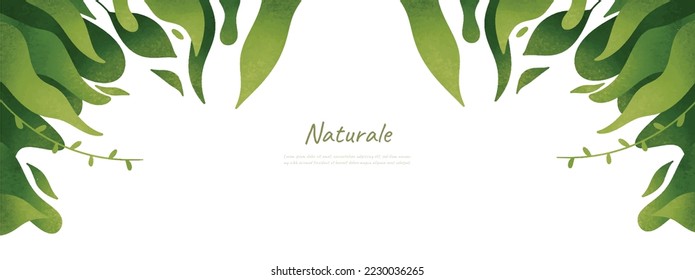 leaves bakground design vector for ecology 
nature leaves background