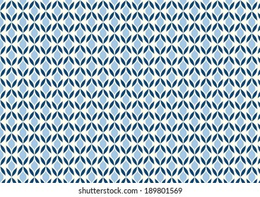 Leaves and blossom pattern on light yellow background. Abstract or modern bloom seamless pattern style for classic or modern design