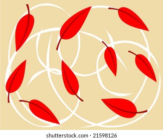 Leaves Blowing in the Wind