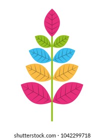 leaves branch decoration natural image