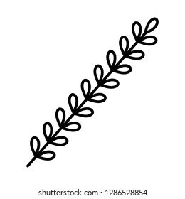 leaves branch decorative