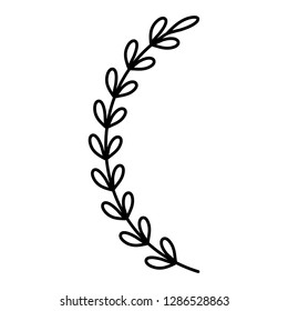 leaves branch decorative