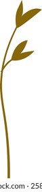 Leaves Branch Handdrawn Vector Illustration