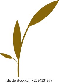 Leaves Branch Handdrawn Vector Illustration