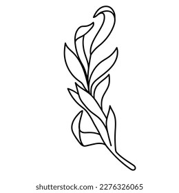 Deja el vector de arte de la línea de bifurcación.