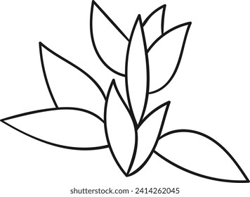 Sale de la rama de iluminación vectorial