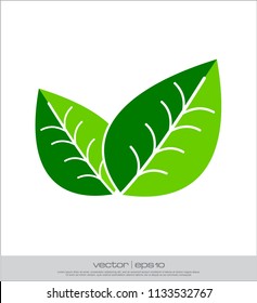 leaves check mark logo