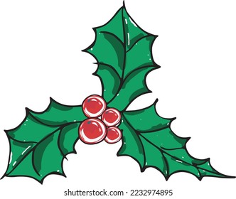 Blätter Weihnachtsvektor, Weihnachtsbaum
