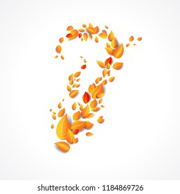Leaves decor element
