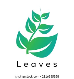 Diseño de hojas. Este es un diseño sencillo y moderno con vector EPS.