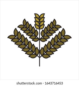Leaves design vector icon symbol