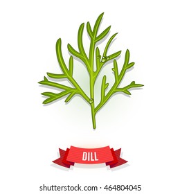 Leaves of dill