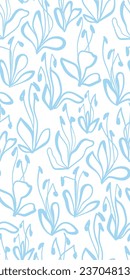 hojas doodle Diseño de tela de diseño sin soldadura escandinavo impresión monocromo moderno textura
