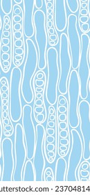 hojas doodle Diseño de tela de diseño sin soldadura escandinavo impresión monocromo moderno textura