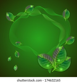 The leaves drops  for your design, decoration, customers, advertising, business cards