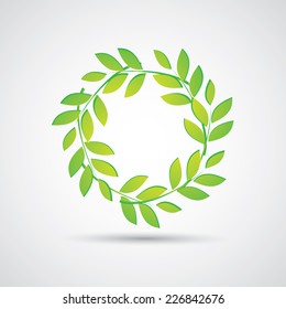 Leaves - Eco Icon - Logo Design