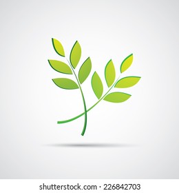 Leaves - Eco Icon - Logo Design