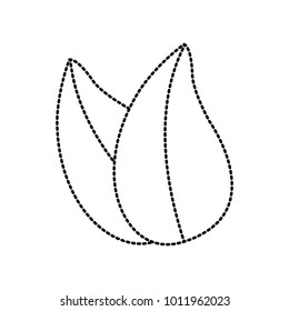 Leaves eco symbol