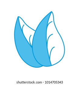 Leaves eco symbol
