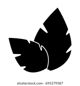 Leaves eco symbol