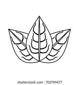 Leaves eco symbol