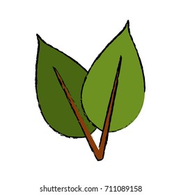 leaves eco symbol