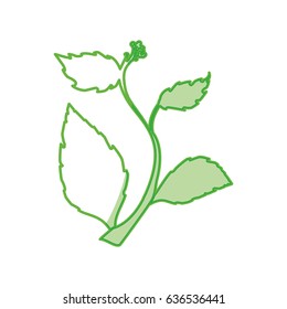 Leaves ecology symbol