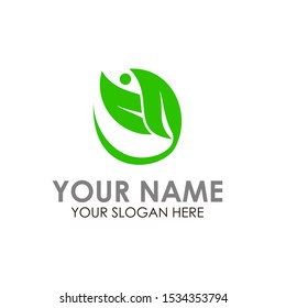 leaves Energy logo design vector, eco energy logo 