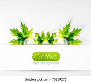 Leaves eps10 background