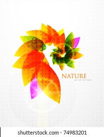 Leaves eps10 vector background