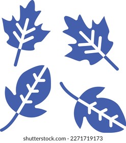 Leaves Falling vector icon. Can be used for printing, mobile and web applications.