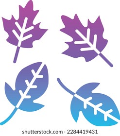 Leaves Falling vector icon. Can be used for printing, mobile and web applications.