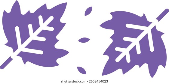 Leaves Falling vector icon. Can be used for printing, mobile and web applications.