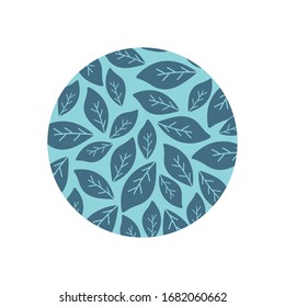 deja el estilo de bloque plano icono diseño de vegetación floral jardín adorno botánico y tema de la vida Ilustración vectorial
