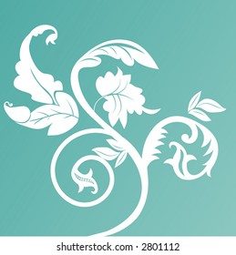 leaves floral vector