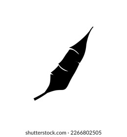 Leaves flower flat icon. Single high quality outline symbol for web design or mobile app. Leaves thin line signs for design logo, visit card, etc.