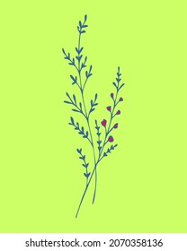 Leaves. Flower. Vector. Background. Illustration. Wallpaper. Abstract. Plant. 
