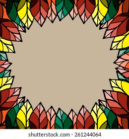 Leaves frame