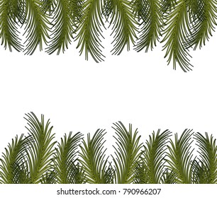 Leaves frame background