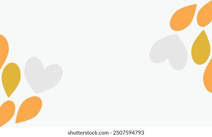 Deja fondo de marco con espacio de copia para texto. Ilustración vectorial.