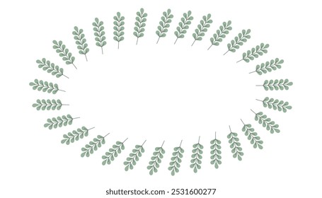 leaves. a frame made of leaves. beautiful frame. a template for creating postcards. vector. doodle drawing. on a white background. a set of leaves. maple tree.