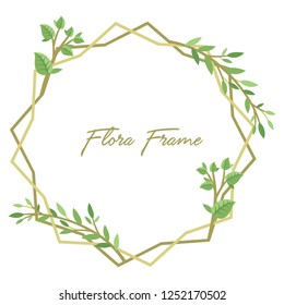 Leaves frame vector