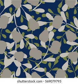 leaves and fruits pattern