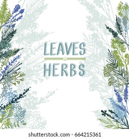 Leaves and grass in the design on the sides with a shadow cover