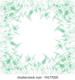 leaves and grass in a meadow imaginary
