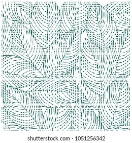 Leaves green color pattern design illustration wallpaper background