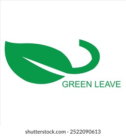 LEAVES GREEN VECTOR LOGO DESIGN TO COMPANY NEW