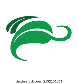 Deja el diseño verde del logotipo del Vector para la empresa creativa 